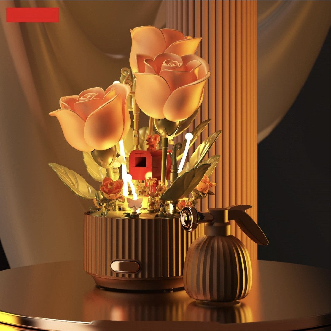 Dynamic Wooden Flower Bouquet