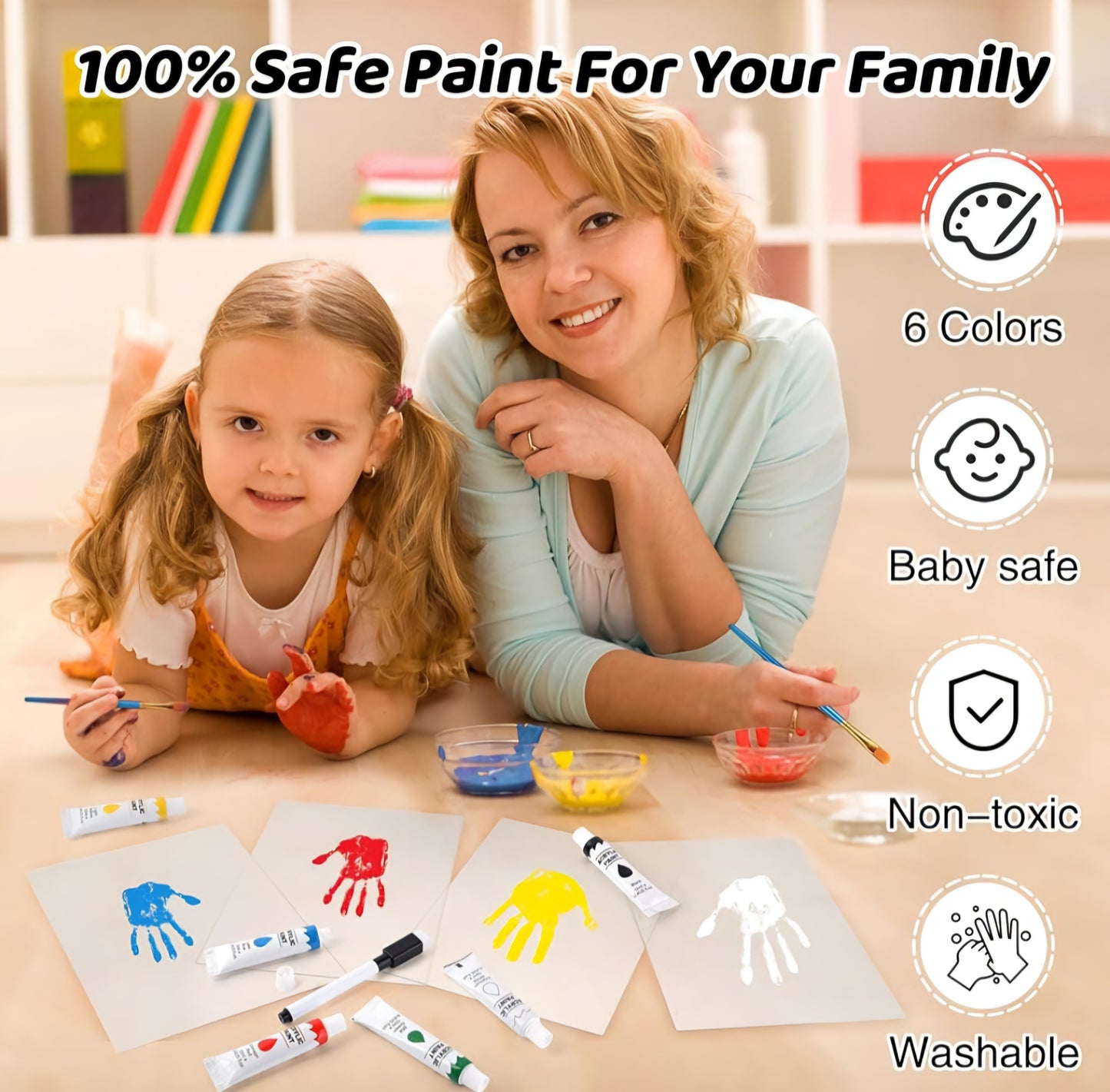 Family Handprint Kit (Wooden Frame)