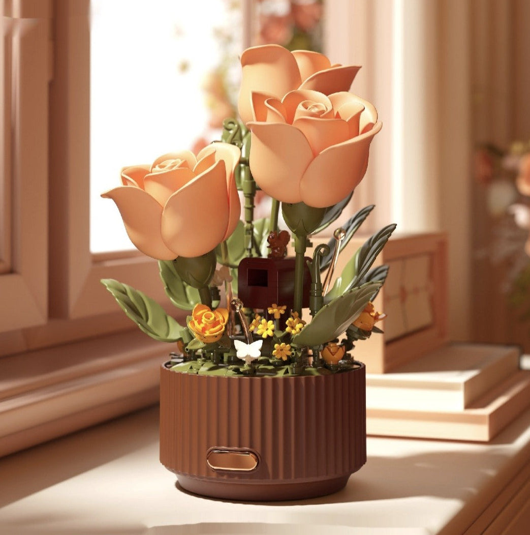 Dynamic Wooden Flower Bouquet