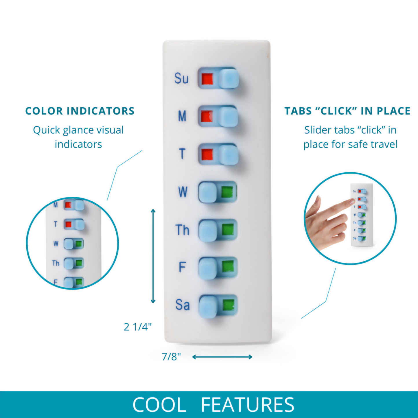Pill Tracker and Reminder ( Reusable trackers)