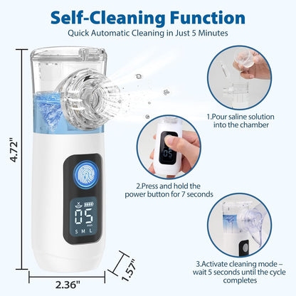 Pro Rechargeable Ultrasonic Nebulizer.