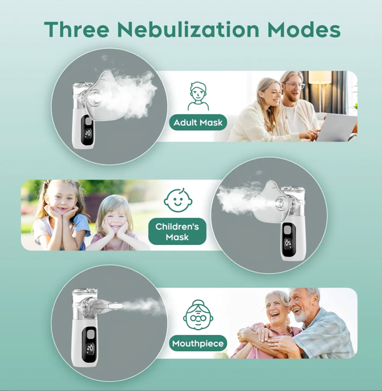 Pro Rechargeable Ultrasonic Nebulizer.